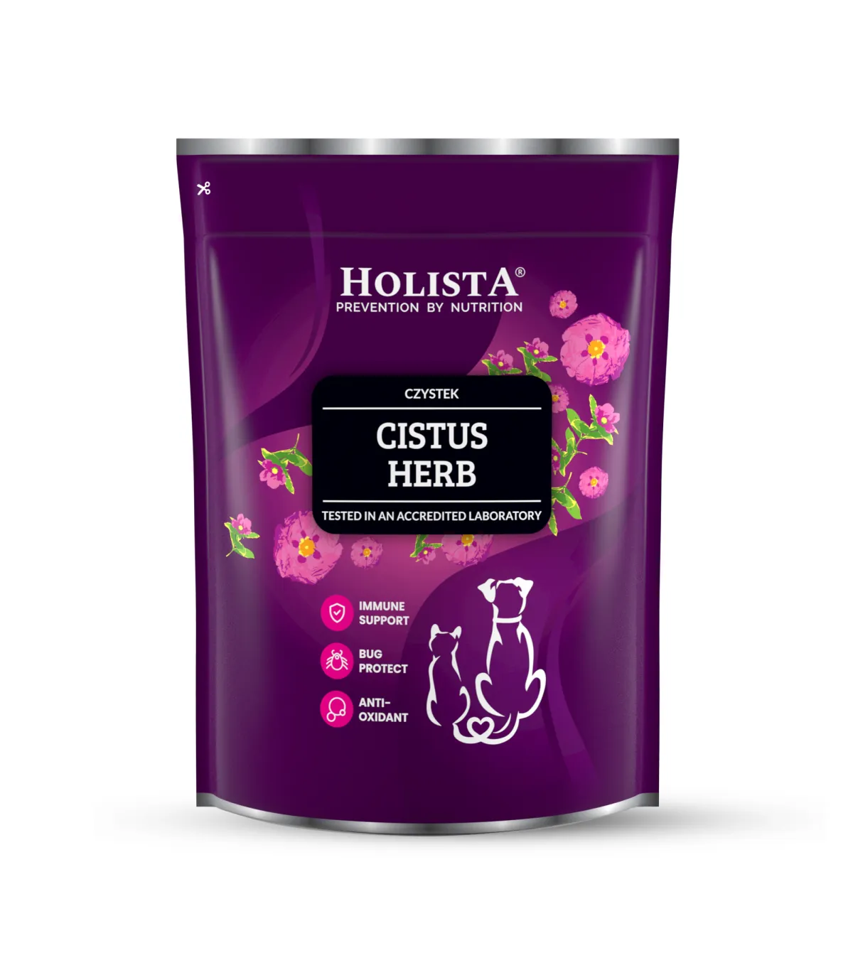 Czystek dla psa i kota 500g | czystek mielony na kleszcze Holista