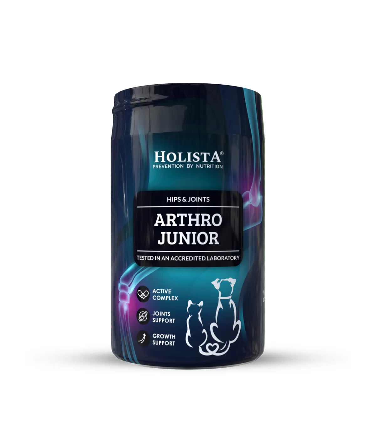 Arthro Junior suplement na stawy i rozwój chrząstek dla szczeniąt i młodych psów 200g