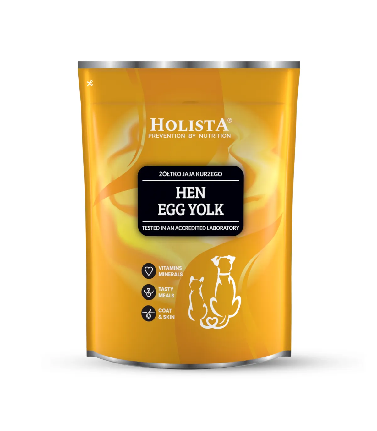 Żółtko jaja kurzego dla psa i kota w proszku 500g | Odżywianie i dosmaczanie