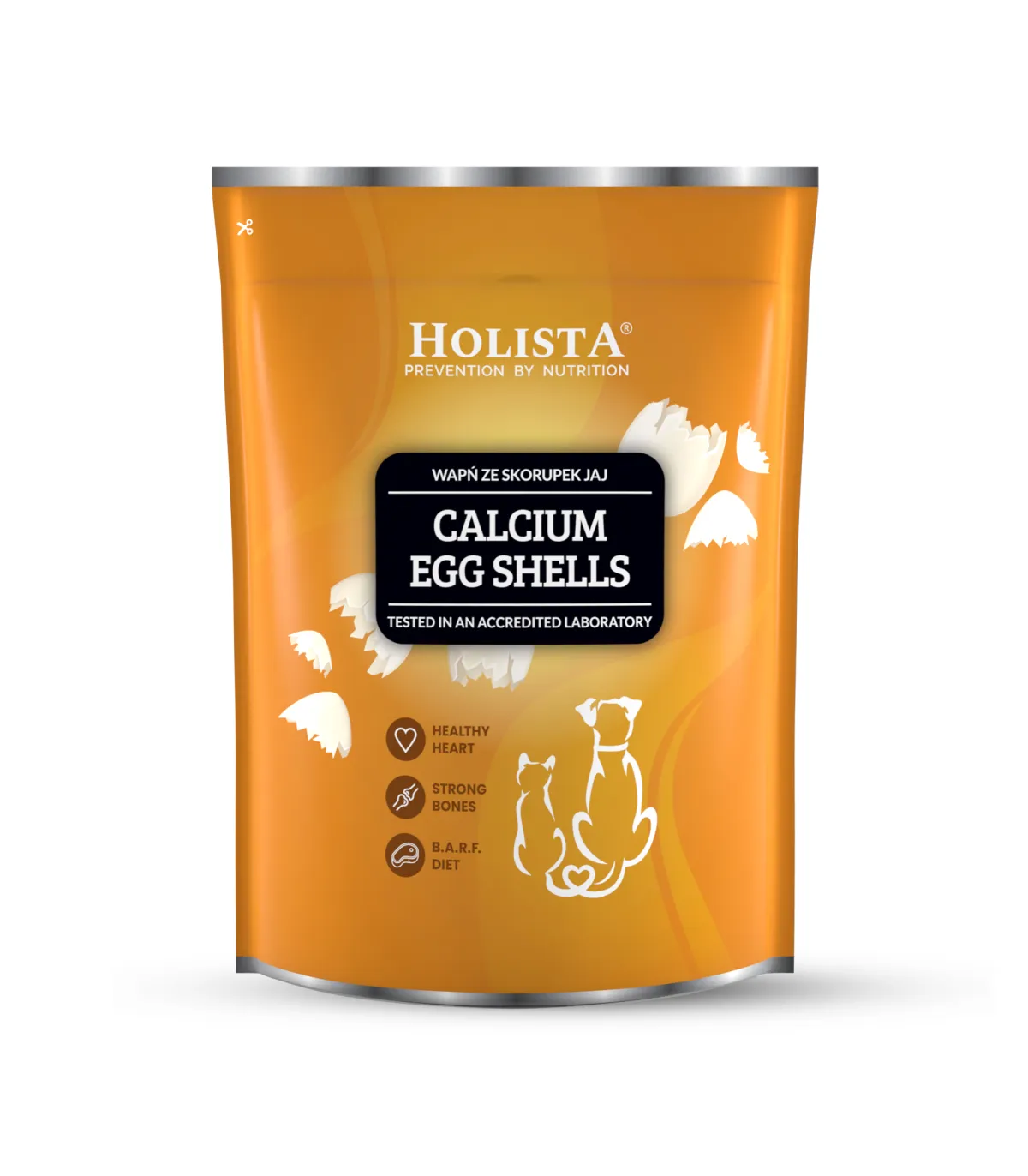 Wapń organiczny ze skorupek jaj kurzych w proszku dla psów i kotów 1000g