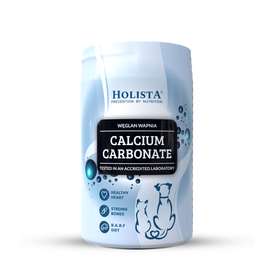 Holista Olej z Łososia 100ml + Węglan wapnia 250g