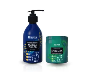 Holista Olej Omega3 250ml + Spirulina 100g