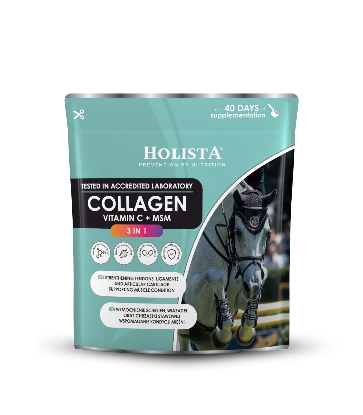 Kolagen 3w1 Vit C + MSM 600g wzmocnienie struktury ścięgien i stawów