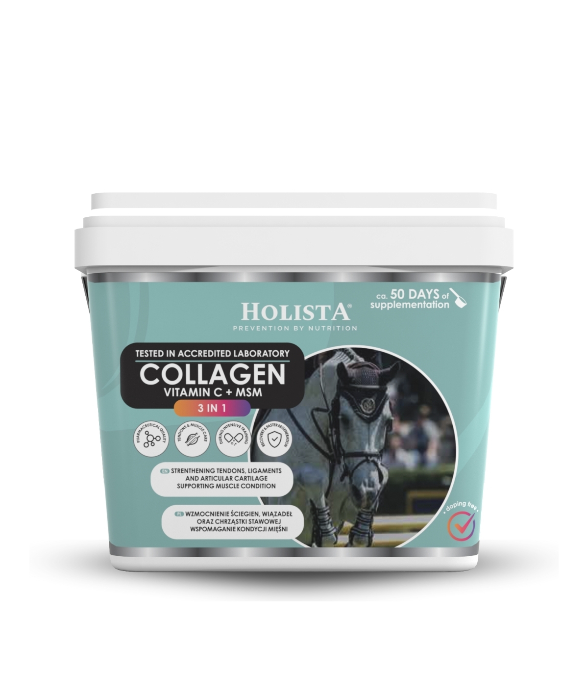 Kolagen 3w1 Vit C + MSM 1000g wzmocnienie struktury ścięgien i stawów