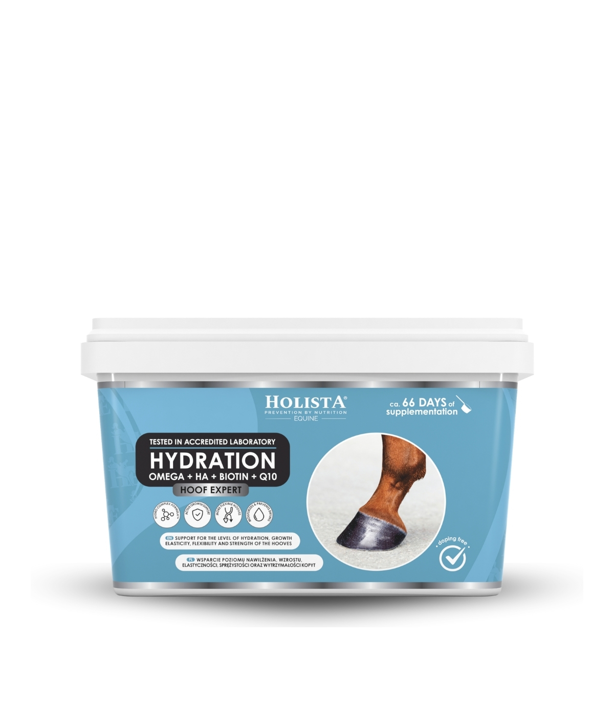Hoof Expert Hydration 1600g nawilża i uelastycznia kopyta