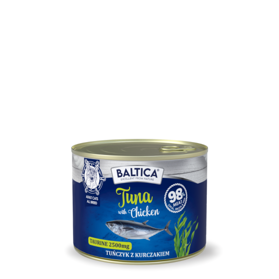 Karma mokra dla kota Tuńczyk z kurczakiem 185g