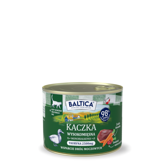 Karma mokra dla kota Kaczka Monoproteina 185g