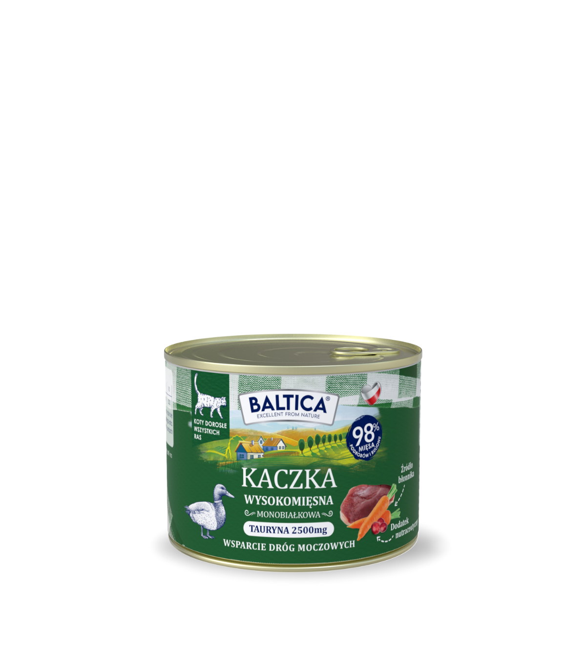 Karma mokra dla kota Kaczka Monoproteina 185g