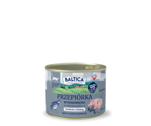 Karma mokra dla kota Przepiórka Monoproteina 185g