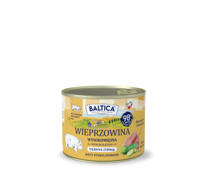 Karma mokra dla kota Wieprzowina Monoproteina 185g