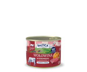 Karma mokra dla kota Wołowina z wątróbką 185g