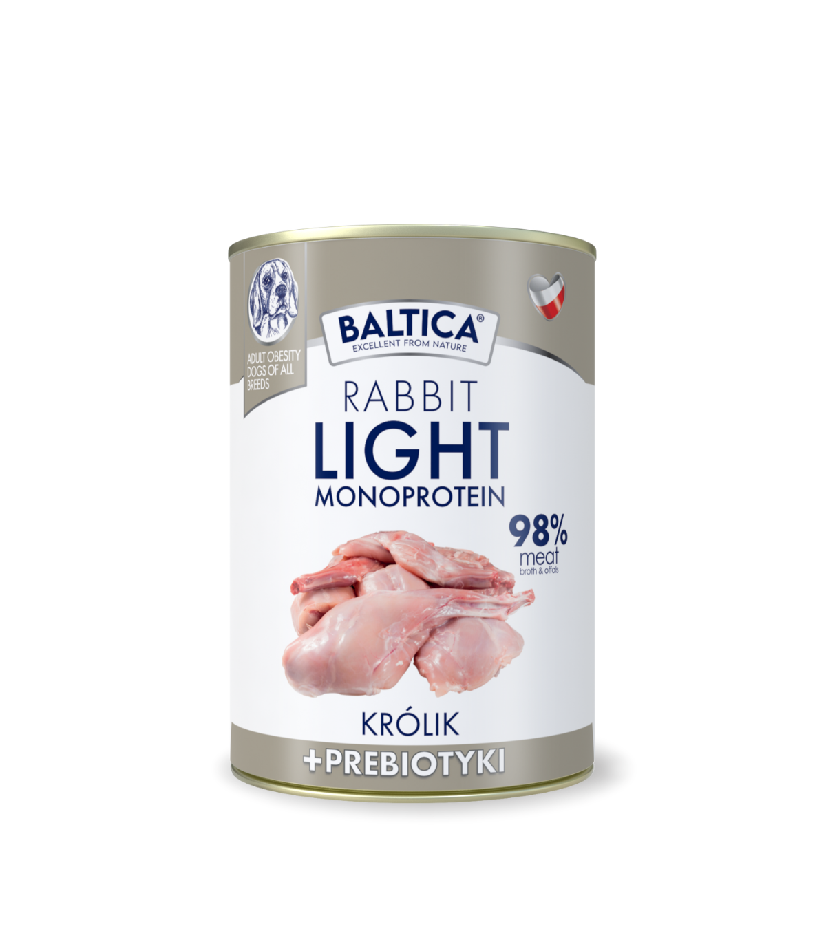 Karma mokra Królik Light o obniżonej zawartości tłuszczu 400g