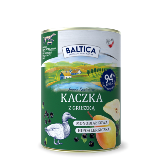 Karma mokra dla psa Kaczka monoproteina 400g