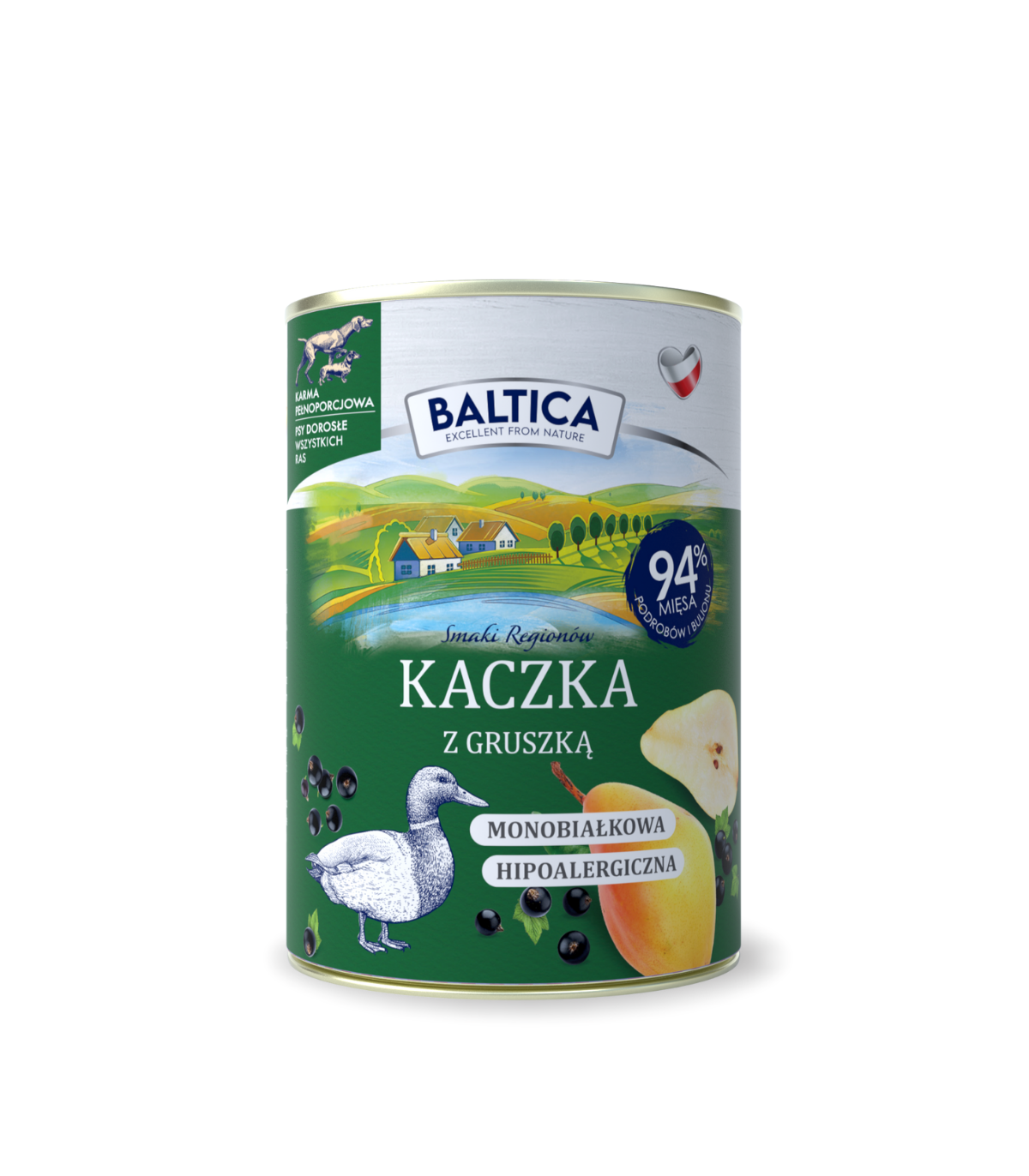 Karma mokra dla psa Kaczka monoproteina