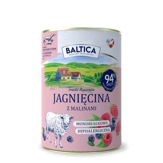 Karma mokra dla psa Jagnięcina Monoproteina 400g