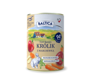 Karma mokra dla psa Królik Monoproteina 400g