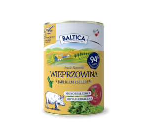 Karma mokra dla psa Wieprzowina z jabłkiem Monoproteina 400g