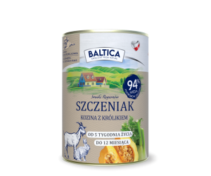 Karma mokra dla szczeniaka Kozina z królikiem duoproteina 400g