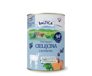 Karma mokra dla psa Cielęcina z jagnięciną Duoproteina 400g