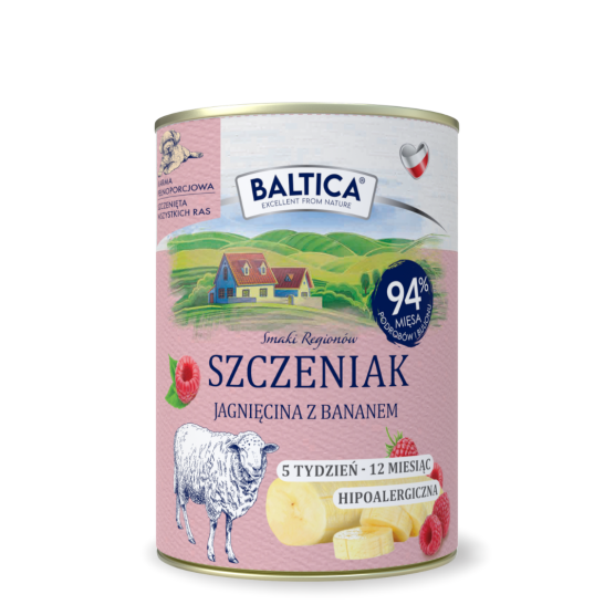 Karma mokra dla szczeniaka Szczeniak Jagnięcina Duoproteina 400g