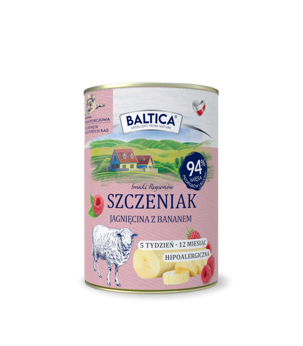 Karma mokra dla szczeniaka Szczeniak Jagnięcina Duoproteina 400g