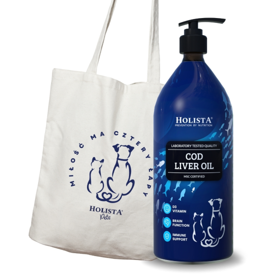 Tran z dorsza dla psa i kota 1000ml