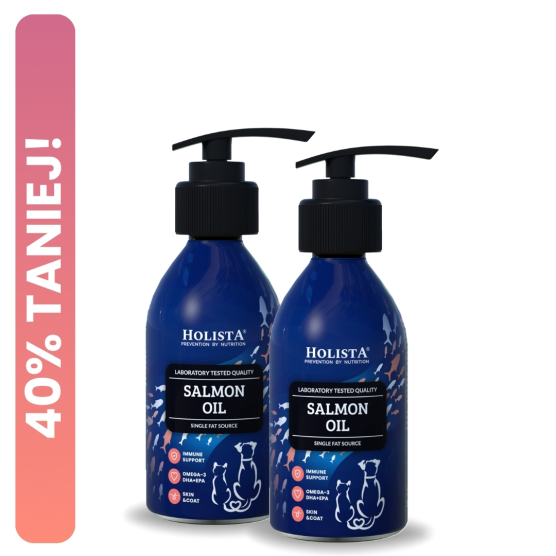2x Olej z Łososia 100ml DRUGA SZTUKA -40%