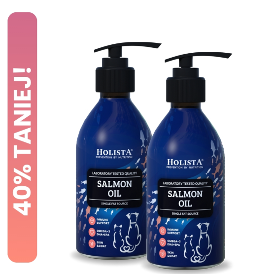 2x Olej z Łososia 250ml DRUGA SZTUKA -50%