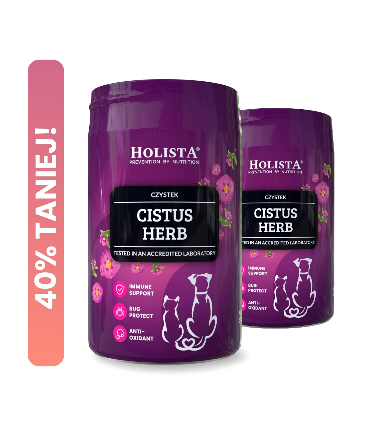 2x Czystek dla psa i kota Cistus 100g DRUGA SZTUKA -50%
