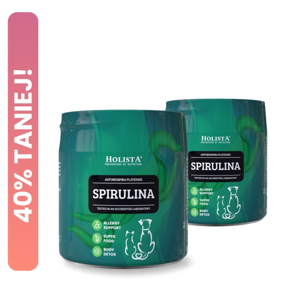 2x Spirulina dla psa i kota 100g DRUGA SZTUKA -40%