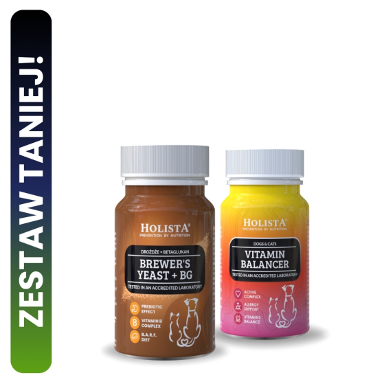 Drożdże browarnicze dla psa i kota + Vitamin Balancer 90 tabletek 20% TANIEJ!