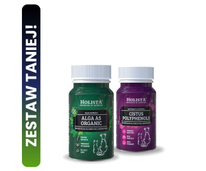 Czystek dla psa i kota + Alga organiczna 90 tabletek 20% TANIEJ!