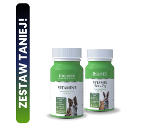 Witamina E dla psa i kota + Witamina B12 + B3 90 tabletek 20% TANIEJ!