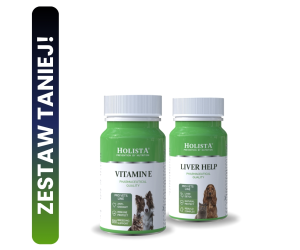 Witamina E dla psa i kota + Tabletki wspierające wątrobę 20% TANIEJ!