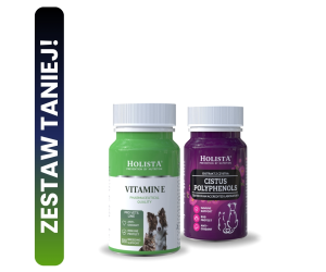 Witamina E dla psa i kota + Czystek dla psa i kota 90 tabletek 20% TANIEJ!