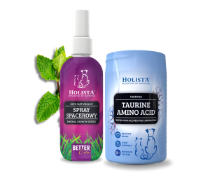 Naturalny spray na kleszcze 100ml + Tauryna w proszku 250g