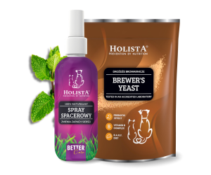 Naturalny spray na kleszcze 100ml + Drożdże browarnicze w proszku 250g