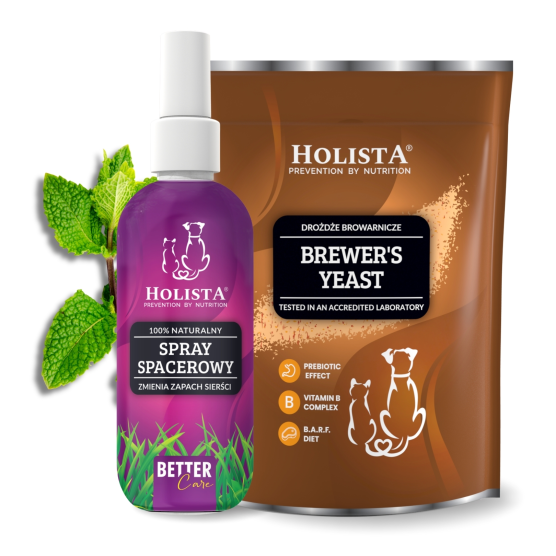 Naturalny spray na kleszcze 100ml + Drożdże browarnicze w proszku 250g