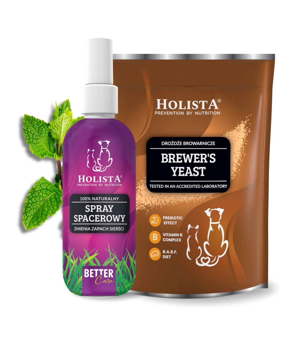 Naturalny spray na kleszcze 100ml + Drożdże browarnicze w proszku 250g