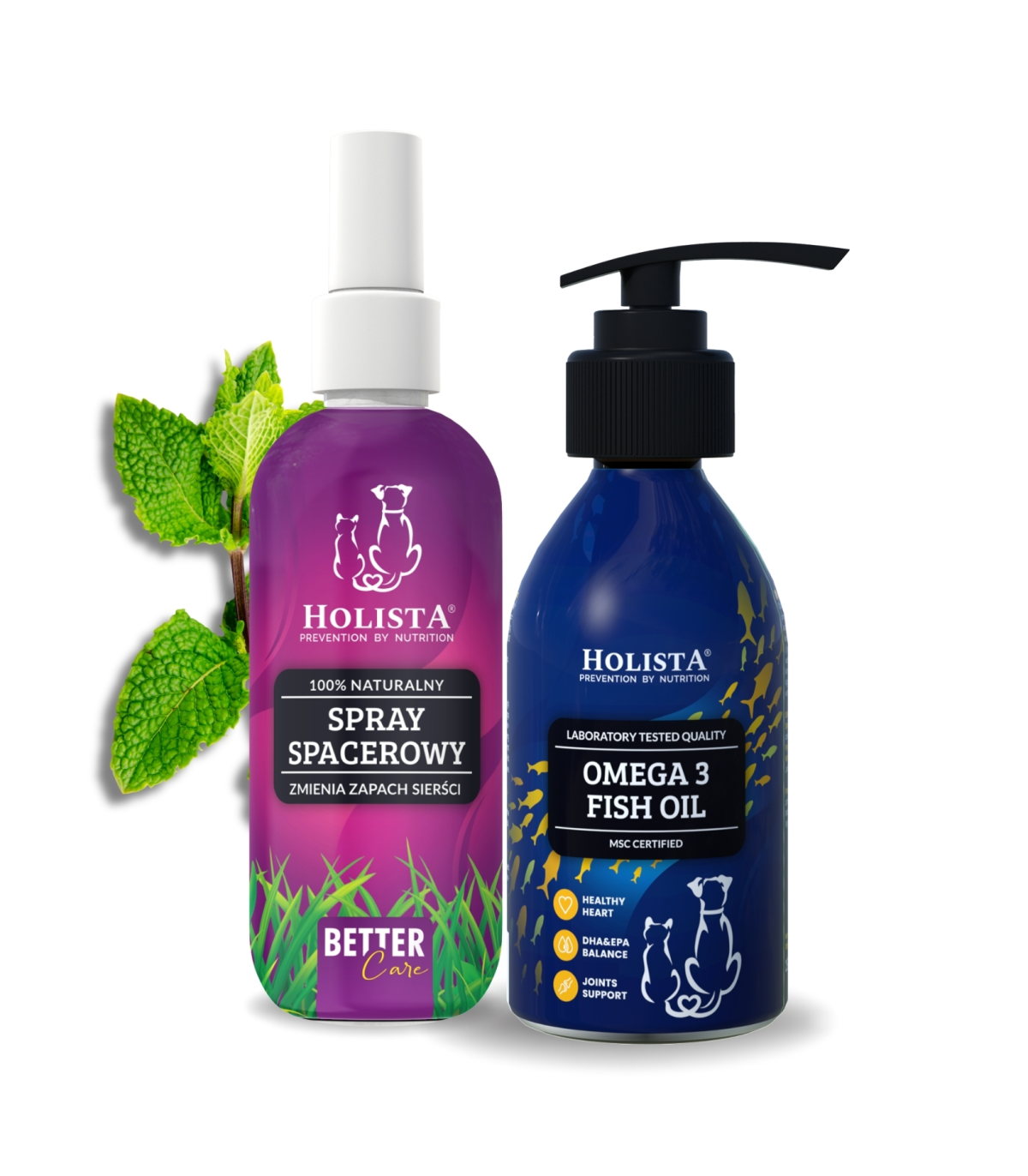 Naturalny spray na kleszcze 100ml + Olej Omega3 100ml
