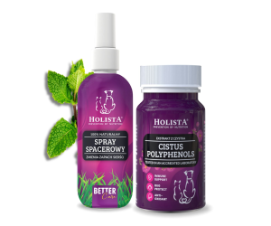 Holista Spray spacerowy 100ml + Cistus 90 tab.