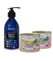 Karma mokra dla kota Kurczak Monoproteina 185g + Jagnięcina Monobiałkowa 185g + Tauryna 250g