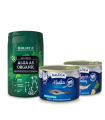 Karma mokra dla kota 100% Mintaj LIGHT 185g + Łosoś z indykiem 185g + Alga organiczna 250g