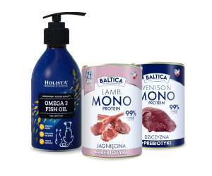 Karma mokra dla psa Jagnięcina Monoproteina 400g + Dziczyzna Monoproteina 400g