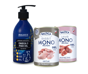 Karma mokra dla psa Królik Monoproteina 400g + Jagnięcina Monoproteina 400g