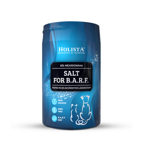 Sól do diety BARF 400g + Naturalne żelazo dla psa i kota 180g 40% TANIEJ