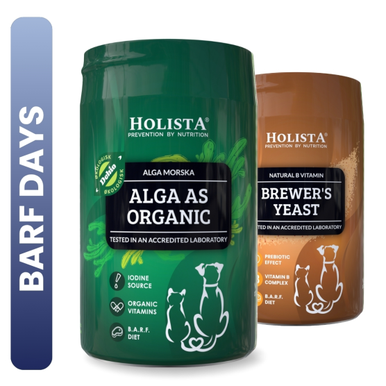 Drożdże browarnicze 200g 30% TANIEJ + Alga dla psa i kota 250g