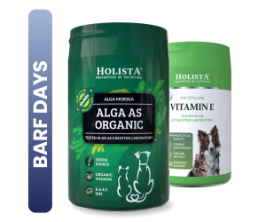 Witamina E dla psa i kota 200g + Alga organiczna 250g 30% TANIEJ
