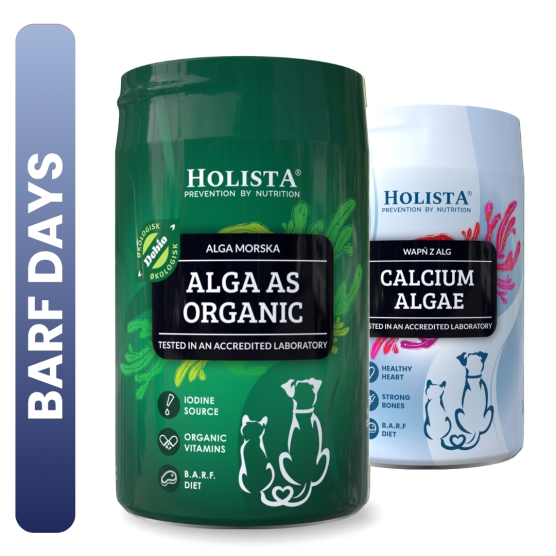 Alga morska organiczna 250g + Wapń z alg morskich 200g 50% TANIEJ