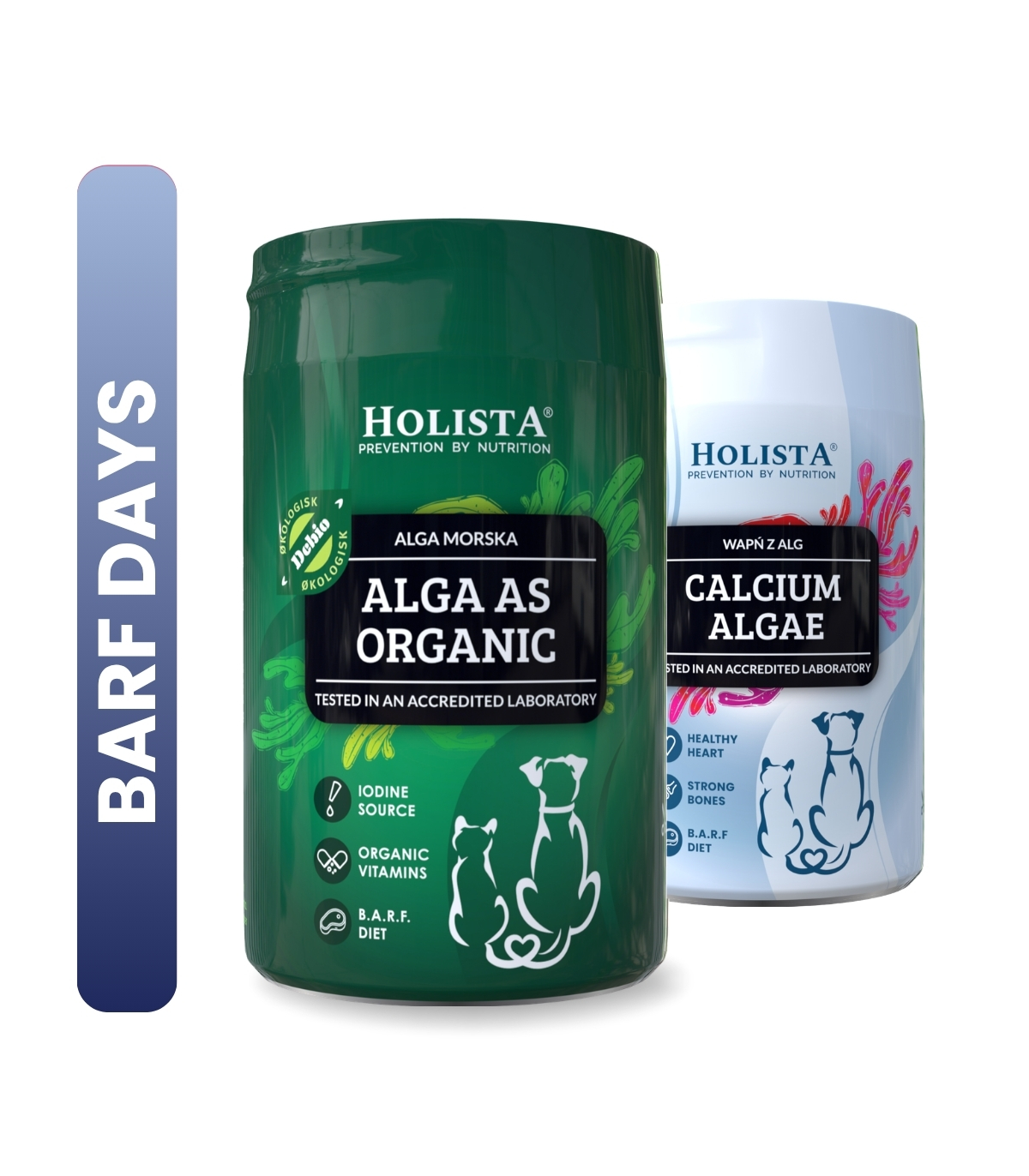 Alga morska organiczna 250g + Wapń z alg morskich 200g 50% TANIEJ